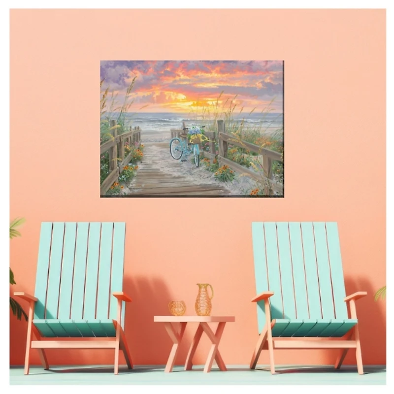 Early Riser Outdoor Canvas Art Print