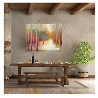 Dappled Forest Outdoor Canvas Art Print