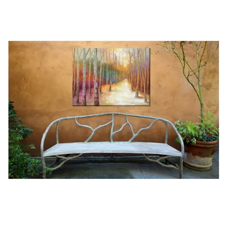 Dappled Forest Outdoor Canvas Art Print