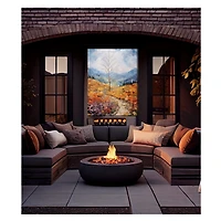 Autumn Ascension Outdoor Canvas Art Print