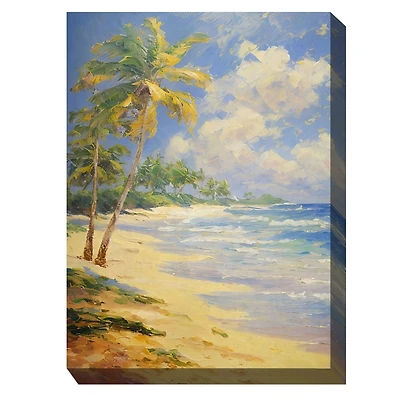 Faraway Island Outdoor Canvas Art Print