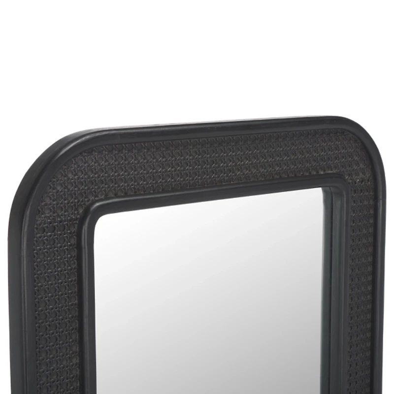 Alessa Black Rectangular Wall Mirror