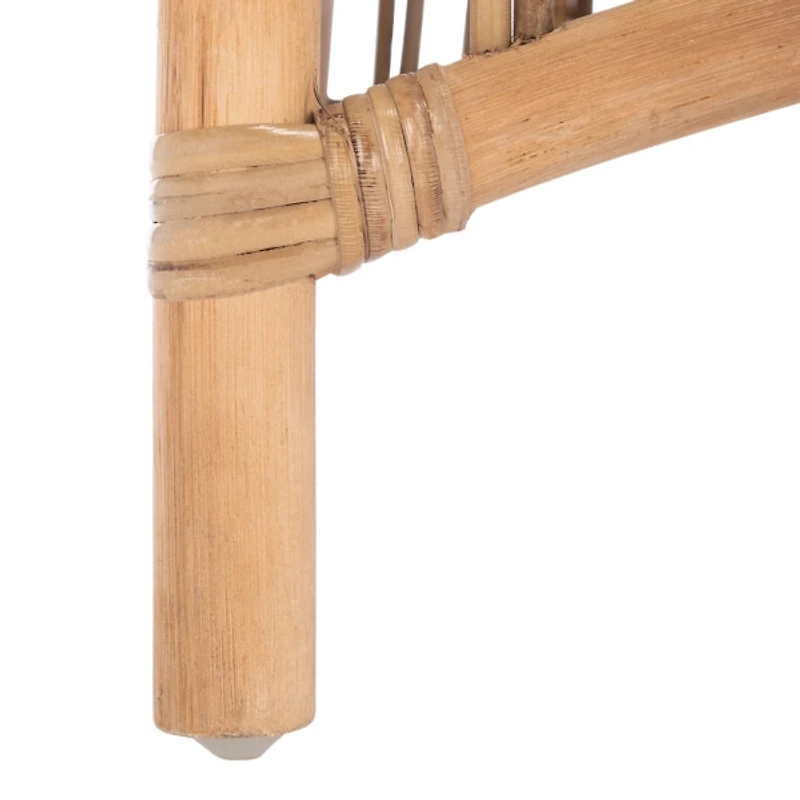 White Rattan Erika Dining Chairs, Set of 2