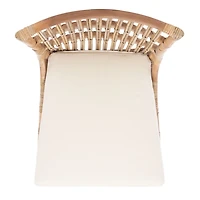 White Rattan Erika Dining Chairs, Set of 2