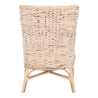 Whitewashed Rattan Cristen Accent Chair