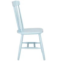 Pale Blue Parker Spindle Dining Chairs, Set of 2