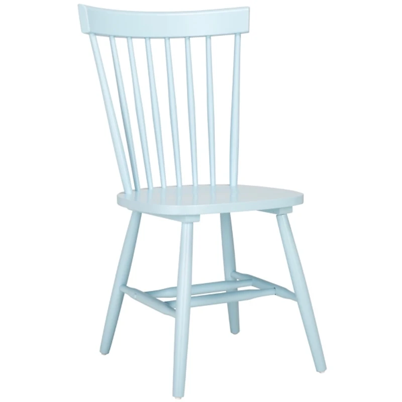 Pale Blue Parker Spindle Dining Chairs, Set of 2