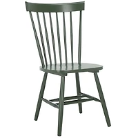 Dark Green Parker Spindle Dining Chairs, Set of 2
