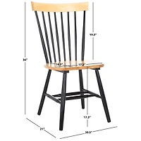 Two-Tone Parker Spindle Dining Chairs, Set of 2