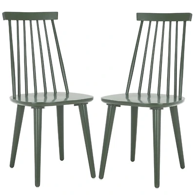 Sage Green Burris Dining Chairs, Set of 2