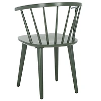 Dark Green Blanchard Dining Chairs, Set of 2