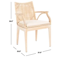 Natural Rattan Gianna Accent Chair