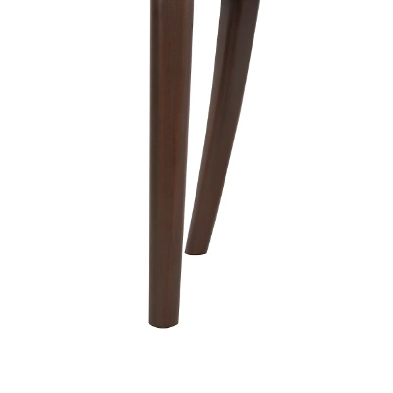 Dark Rattan Curved Back Carlotta Accent Chair