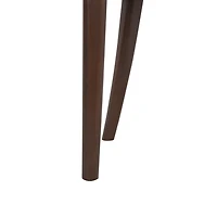 Dark Rattan Curved Back Carlotta Accent Chair