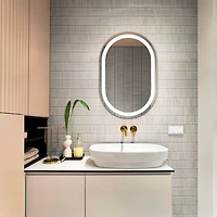 Oval Crosby LED Wall Mirror