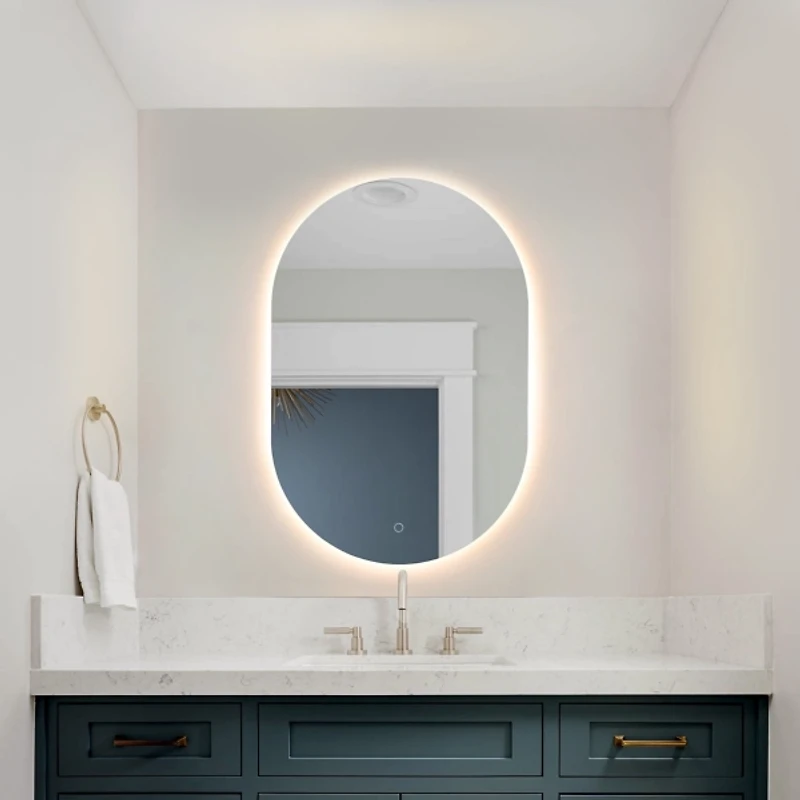 Oval Jax LED Wall Mirror