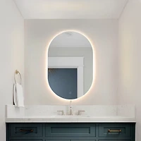 Oval Jax LED Wall Mirror