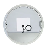Round Whit LED Wall Mirror