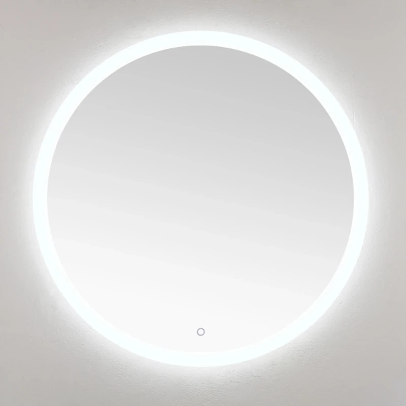 Round Whit LED Wall Mirror