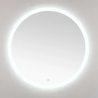 Round Whit LED Wall Mirror