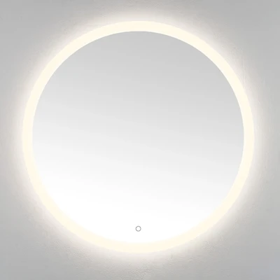 Round Whit LED Wall Mirror