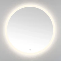 Round Whit LED Wall Mirror