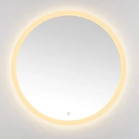 Round Whit LED Wall Mirror