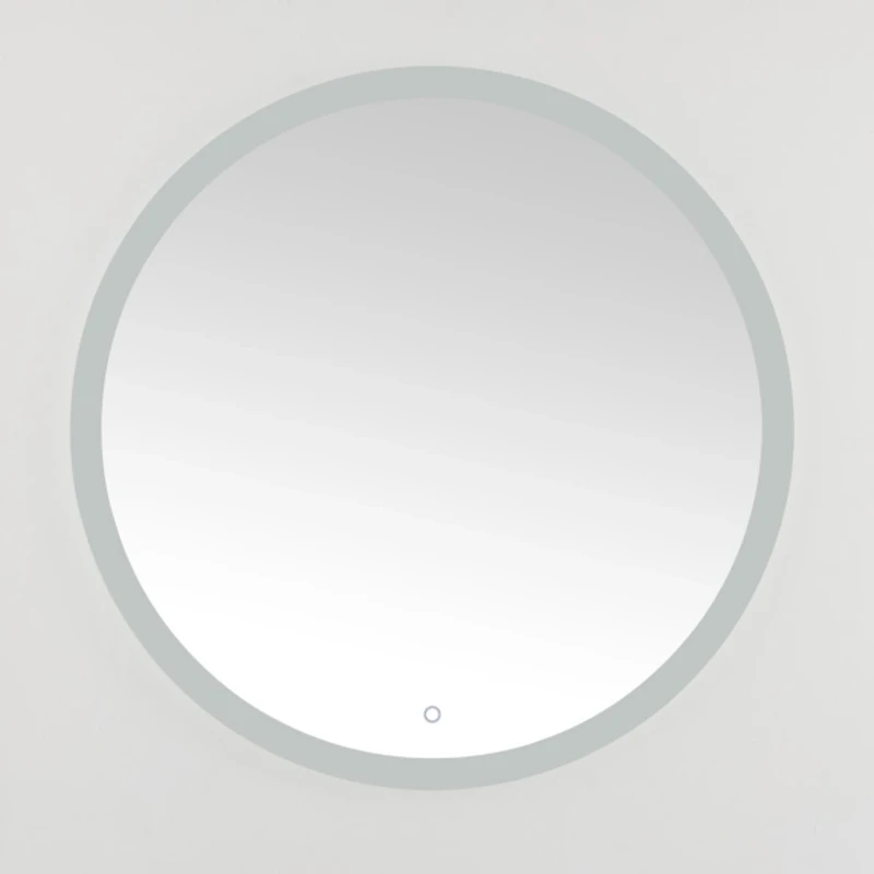 Round Whit LED Wall Mirror