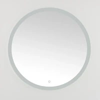 Round Whit LED Wall Mirror