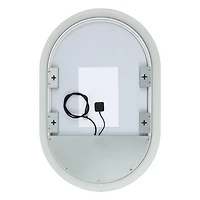 Oval Wes LED Wall Mirror