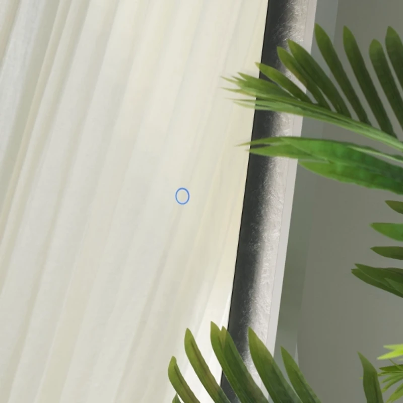 Montauk Silver LED Full Length Mirror