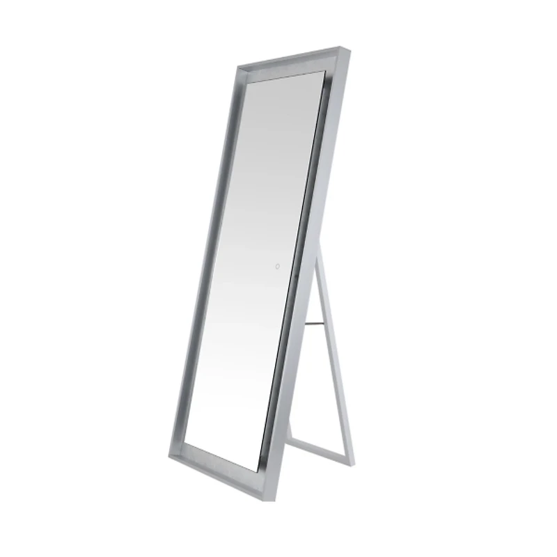 Montauk Silver LED Full Length Mirror