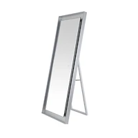 Montauk Silver LED Full Length Mirror