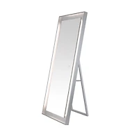 Montauk Silver LED Full Length Mirror