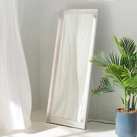 Montauk Silver LED Full Length Mirror