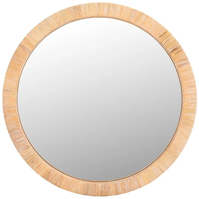 Natural Wood Wrapped Mila Wall Mirror