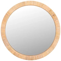 Natural Wood Wrapped Mila Wall Mirror
