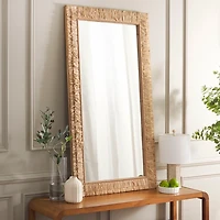 Natural Textured Zoelle Wall Mirror