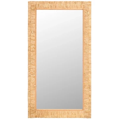 Natural Textured Zoelle Wall Mirror