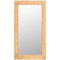 Natural Textured Zoelle Wall Mirror