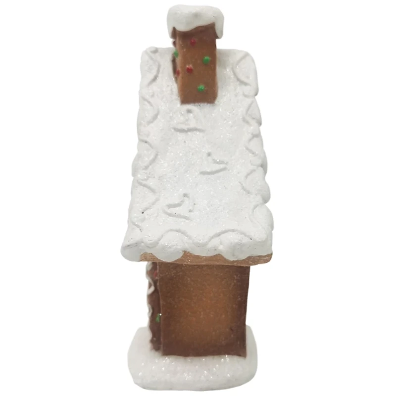 LED Gingerbread House with Star Windows Decoration