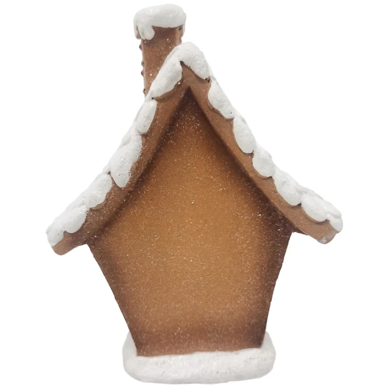 LED Gingerbread House with Star Windows Decoration