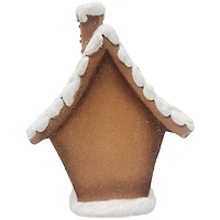 LED Gingerbread House with Star Windows Decoration