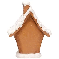 LED Gingerbread House with Star Windows Decoration