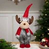 Plush Standing Moose Decoration