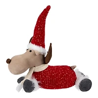 Plush Laying Moose Decoration
