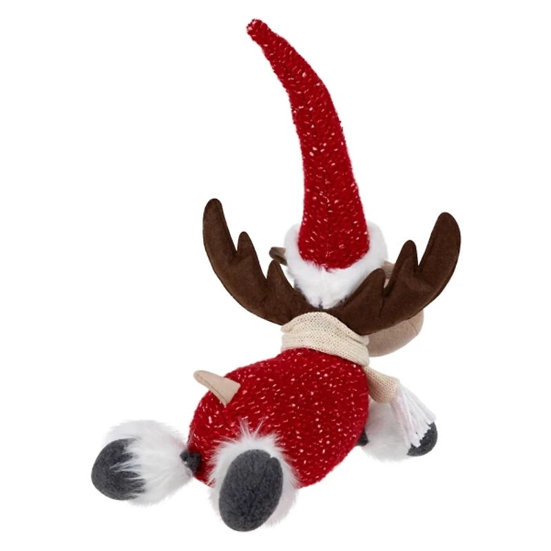 Plush Laying Moose Decoration