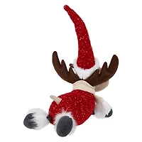 Plush Laying Moose Decoration