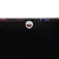 LED Santa with Gifts Canvas Art Print