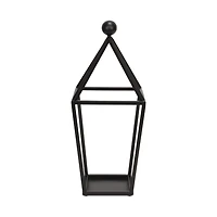 Black Metal Novara Open Lantern